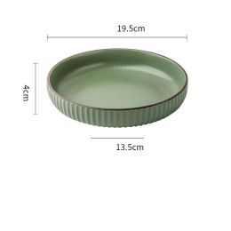 Vintage Ceramic Stir-fry Plate Salad Plate Slightly Concealer