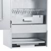 BBQ Oven Smoker with 2.2lbs Wood Chips 17.5"x11.4"x32.7"