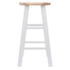 Element Counter Stools, 2-Pc Set, Natural & White