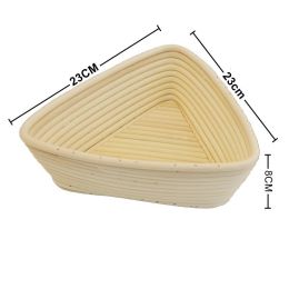 Triangle European Style Bread Basket Baking Props