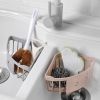 Wall Hanging Triangle Corner Storage Rack Basket Kitchen Bathroom Organizer