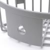 Wall Hanging Triangle Corner Storage Rack Basket Kitchen Bathroom Organizer